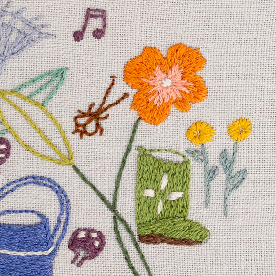 Little Garden Embroidery Pattern